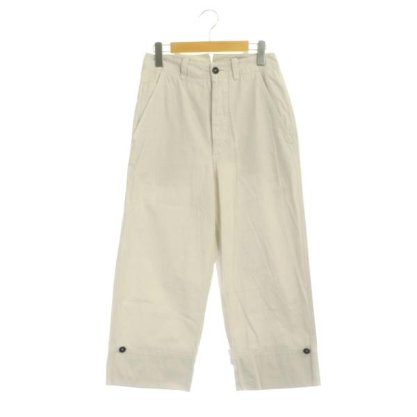 マーガレットハウエル MHL. 22SS RAISED COTTON TWILL パンツ ストレート...