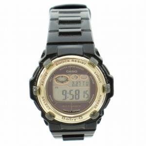 カシオ CASIO ベビージー Baby-G 腕時計 ウォッチ 電波時計 ソーラー デジタル カレンダー ラバー 黒 ブラック BGR-3003 /YT レディース｜vectorpremium