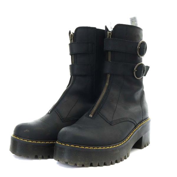 ドクターマーチン DR.MARTENS タメラ TAMELA フロントジップ ブーツ ショート チャ...