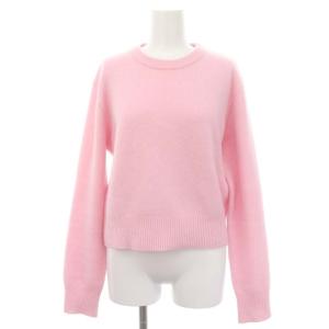 アミカ AMICA CASHMERE KNIT ニット セーター 長袖 カシミヤ M ピンク 