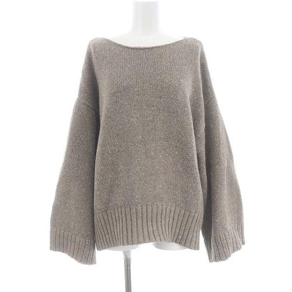 アパルトモン ドゥーズィエムクラス CTN FLARE S/L KNIT ニット セーター 長袖 フ...