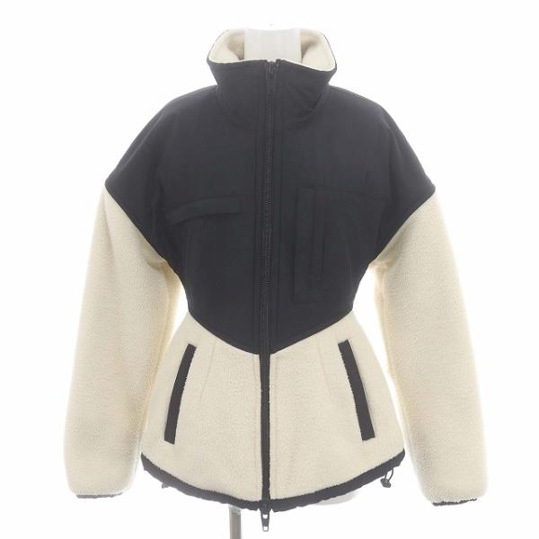 アレキサンダーワン ALEXANDER WANG ナイロン切替 フリース ジャケット ブルゾン ジッ...