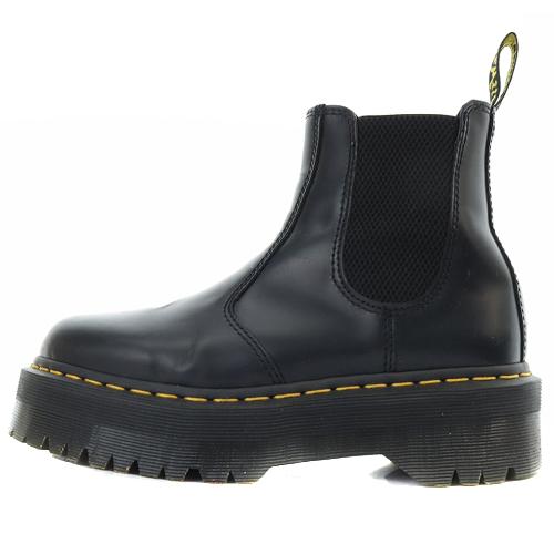 ドクターマーチン DR.MARTENS QUAD チェルシーブーツ サイドゴア レザー ショートブー...