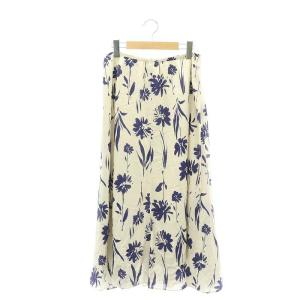 IENA(イエナ) ストライプフラワースキッパーシャツワンピース  