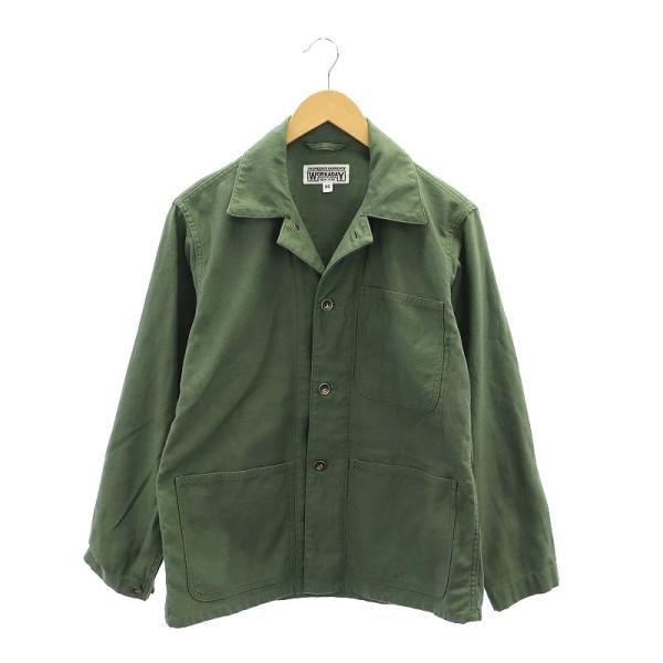 エンジニアードガーメンツ WORKADAYUTILITY JACKET コットンサテンカバーオール ...