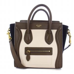 CELINE 極美品◎セリーヌ 定価462000円 18979 ラゲージ マイクロ