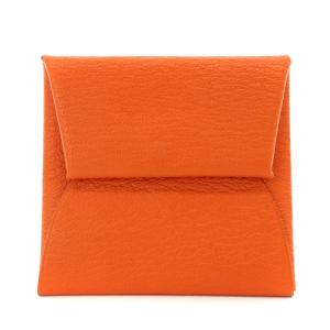 ❤未使用品❤エルメス バスティア ヴェルソ オレンジｘイエロー コインケース B ❤未使用品❤エルメス バスティア ヴェルソ オレンジxイエロー