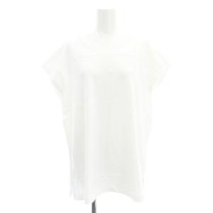 未使用 AMERICANA アメリカーナ ビューティ＆ユース 別注 フットボールＶネックノースリーブTシャツ カットソー F ホワイト  レディース 古着 中古 アメリカーナ AMERICANA BEAUTY&YOUTH別注 フットボールVネック