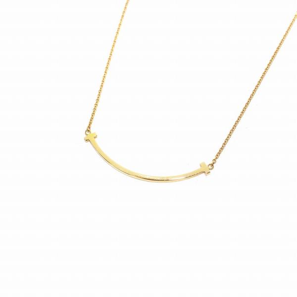 ティファニー TIFFANY &amp; CO. Tスマイル ペンダント(スモール) ネックレス Au750...