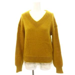 ◇ MUVEIL WORK ミュベールワーク 長袖 ニット セーター サイズ38