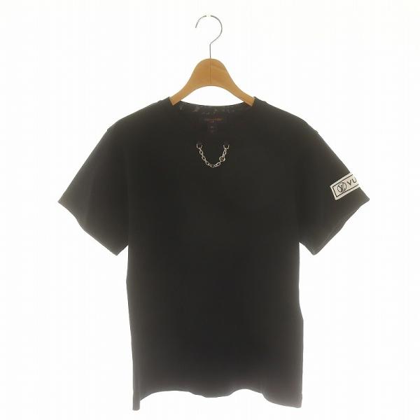 ルイヴィトン LOUIS VUITTON 24SS チェーンネック Tシャツ カットソー 半袖 ロゴ...