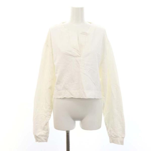 アダムエロペ Adam et Rope' 23AW キーネッククロップドロンTEE Tシャツ カット...