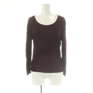 ミス アシダ miss ashida カシミヤ混ニット カットソー 長袖 M 紫 パープル /MI ■OS レディース