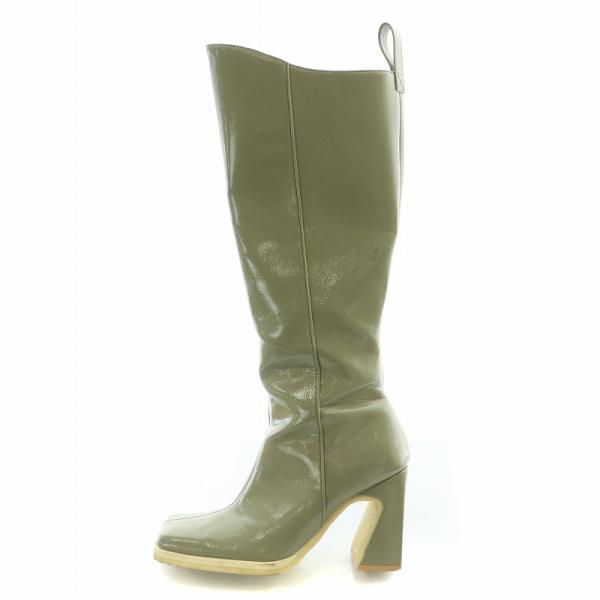 アメリヴィンテージ Ameri VINTAGE ウォータープルーフロングブーツ スクエアトゥ チャン...