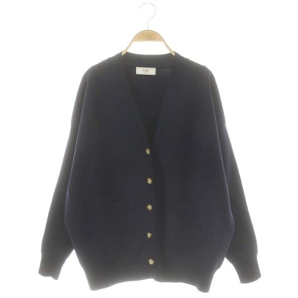 スローブ イエナ SLOBE IENA  ワイドシルエットVネックカーデ カーディガン ニット 長袖...