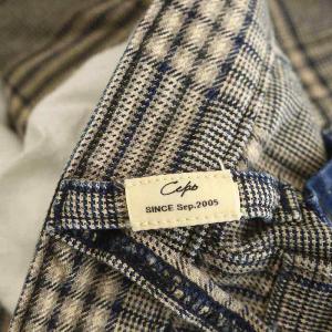 セポ CEPO デニムダーツクロップドパンツ ...の詳細画像4