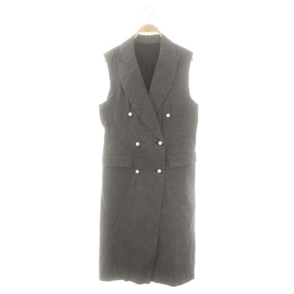 ドレスレイブ DRESSLAVE 23SS デニムジレ ベスト ロング 38 紺 /MI ■OS レ...