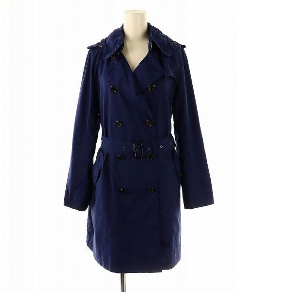 バーバリー ロンドン BURBERRY LONDON ベルト付ポリエステルコート スプリング 38 ...