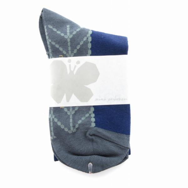 未使用品 ミナペルホネン mina perhonen タグ付き 靴下 ソックス ルーフ 22-24c...