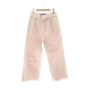 ジェイブランド J BRAND for Theory ワイドパンツ カットオフ ベルト付き 26 ピンク /DF ■OS レディース