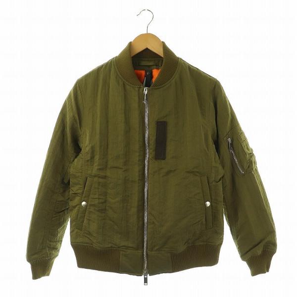 未使用品 ダブルジェイケイ wjk shrink 2050NY53C MA-1 ミリタリージャケット...