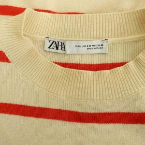 ザラ ZARA ボーダープルオーバー ニット ...の詳細画像2