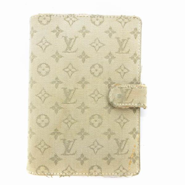 ルイヴィトン LOUIS VUITTON モノグラムミニ アジェンダPM 手帳カバー キャンバス ロ...