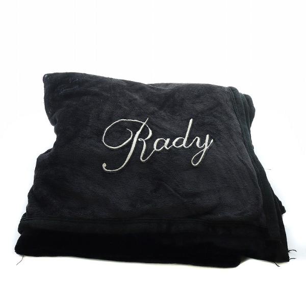 レディ Rady エレガンスフラワーブランケット 毛布 花柄 ダブル 黒 ブラック /RI ■OS ...