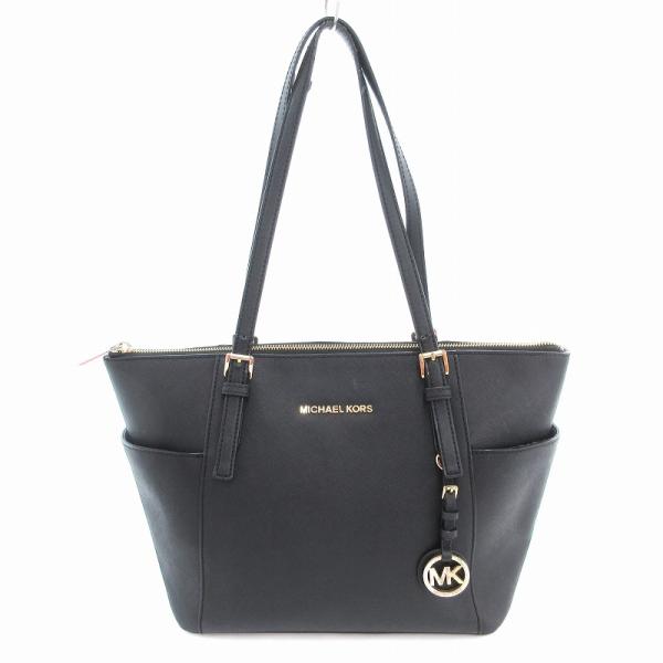 マイケルコース MICHAEL KORS トートバッグ チャーム付き 黒 ブラック /AE レディー...