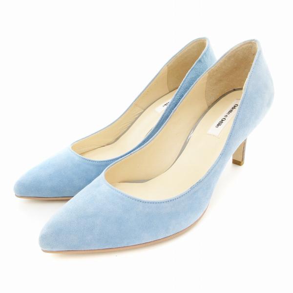 オデットエオディール Odette e Odile アローズ パンプス スエード ポインテッドトゥ ...