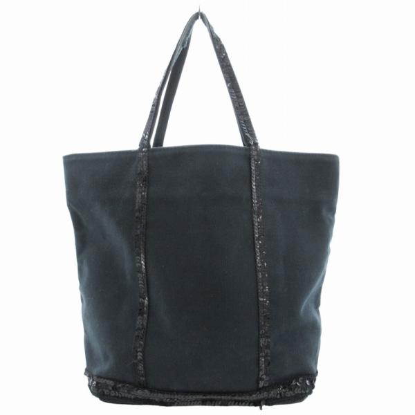 ヴァネッサブリューノ Vanessa bruno ミニハンドバッグ トート スパンコール キャンバス...