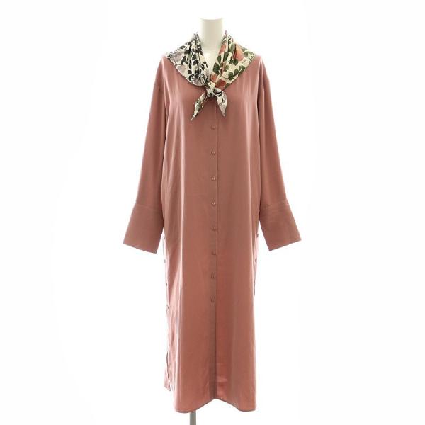アメリ AMERI HANNAH SCARF SET LONG SHIRT ワンピース 長袖 ロング...
