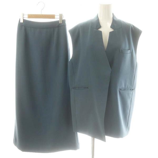 アメリヴィンテージ Ameri VINTAGE ノースリーブベストスカートセットアップ スーツ タイ...