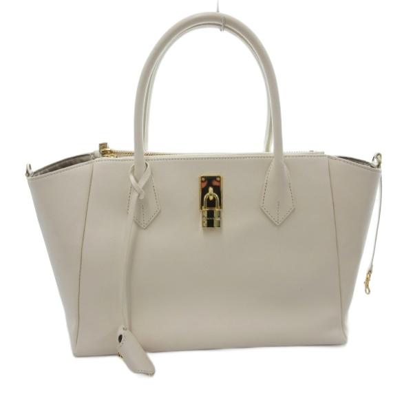 サマンサタバサ Samantha Thavasa 2WAY トートバッグ ショルダー PVC 白 ホ...