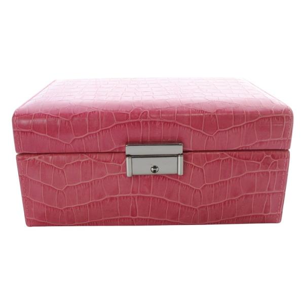 ミキモト MIKIMOTO ジュエリーボックス レザー ピンク /SR10 レディース