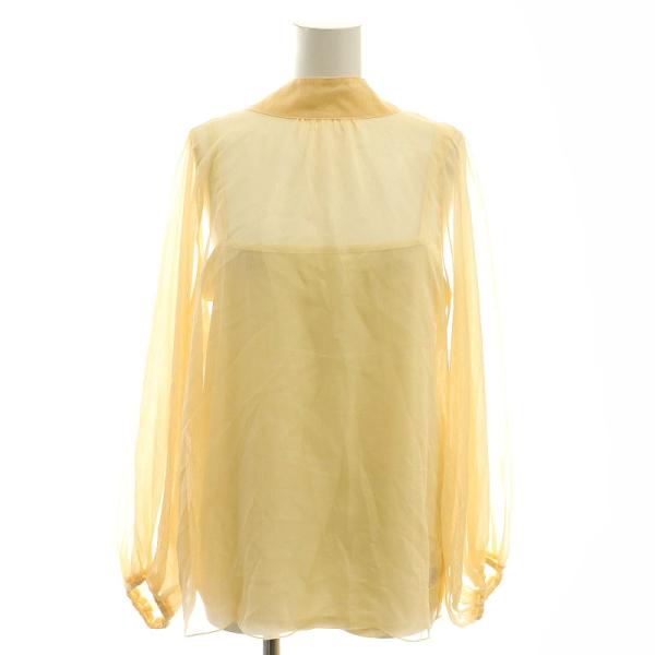 フーズフーチコ who's who Chico シフォンボウタイブラウス シアーシャツ F ベージュ...