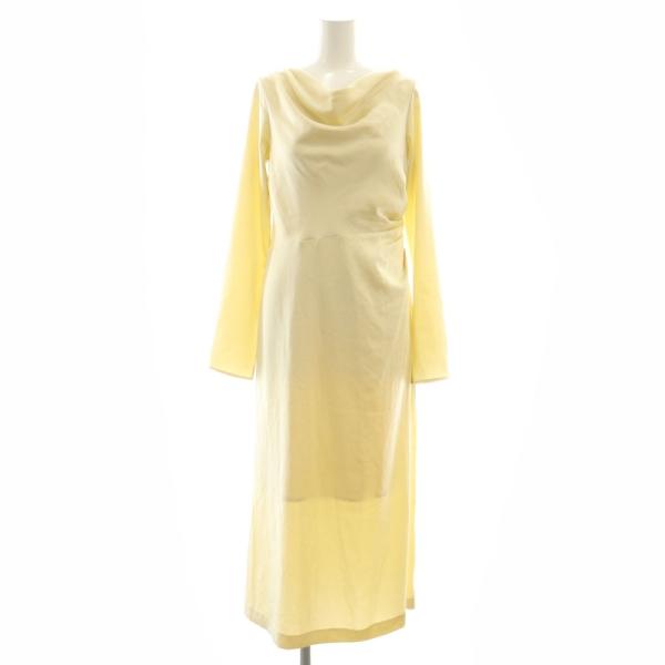 フレイアイディー FRAY I.D 24AW バックオープンドレープドレス ワンピース ロング 長袖...