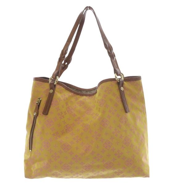 ラシット RUSSET トートバッグ ハンドバッグ リバーシブル モノグラム ナイロン ブラウン オ...