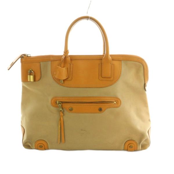 トフ&amp;ロードストーン TOFF&amp;LOADSTONE トートバッグ レザー ナイロン キャメル ベージ...