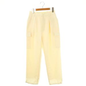 B&Y ユナイテッドアローズ BEAUTY&YOUTH ビューティー&ユース ツイルカーゴパンツ S アイボリー /SS ■OS レディース