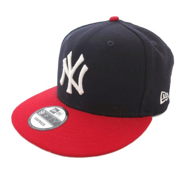 ニューエラ NEW ERA 9FIFTY ニューヨークヤンキース キャップ 帽子 ウール ロゴ刺繍 ...