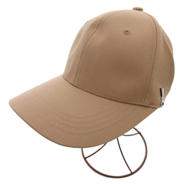 バザール VARZAR ロゴキャップ 野球帽 帽子 6パネル F 50-60cm ベージュ /JS ...