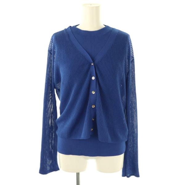 アルページュストーリー Arpege story シアーカーデアンサンブル ニット カーディガン ノ...