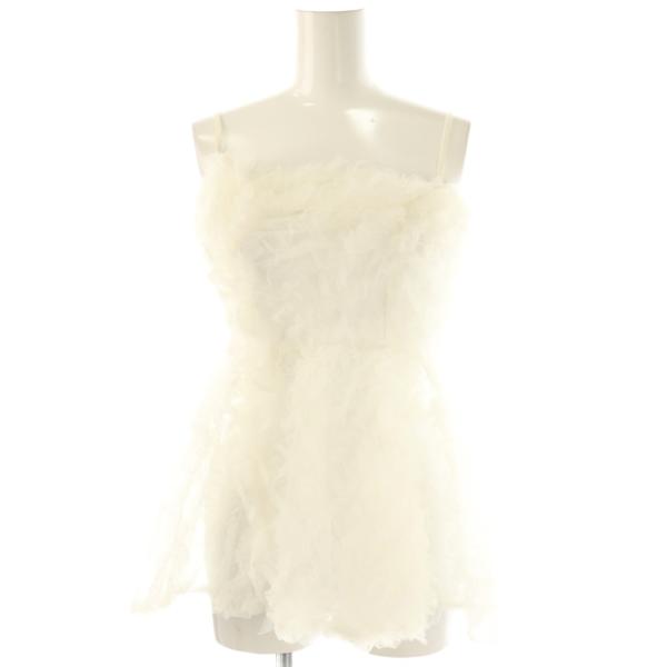 スナイデル SNIDEL 24AW チュール刺繍ベアペプラムTOPS トップス キャミソール F ホ...