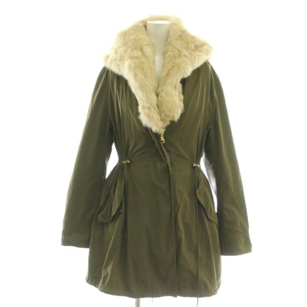 ココディール COCO DEAL ラビットファーBIGモッズコート アウター ライナー付き 1 カー...