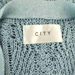 シティ CITY カギ編みニットカーディガン ...の詳細画像5