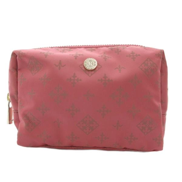 ラシット RUSSET スクエアミニポーチ 小物入れ 化粧ポーチ 総柄 ナイロン ピンク /BS レ...