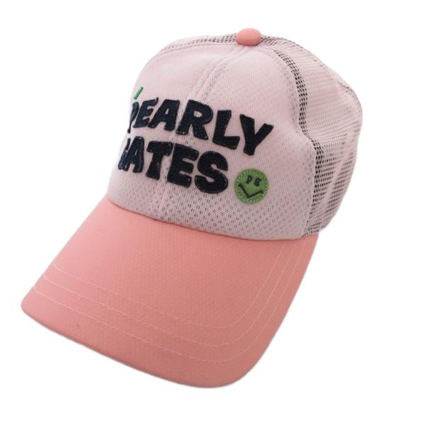 パーリーゲイツ PEARLY GATES 25AW ALLメッシュBASICキャップ 帽子 ロゴ F...