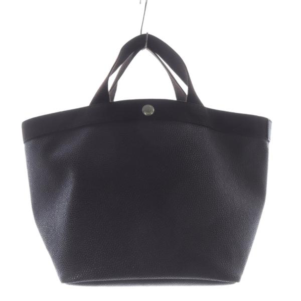 エルベシャプリエ Herve Chapelier リュクス舟型トートMバッグ ハンドバッグ 茶 ブラ...