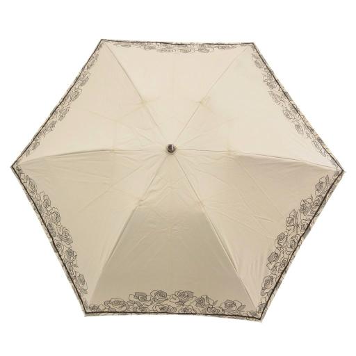 アナスイ ANNA SUI 日傘 アンブレラ 総柄デザイン ベージュ バラ柄 /AE レディース